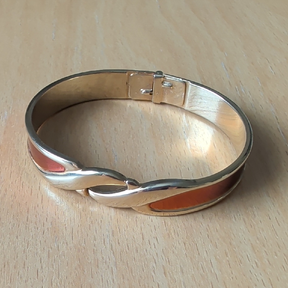Gold and Brown Women's Bracelet
